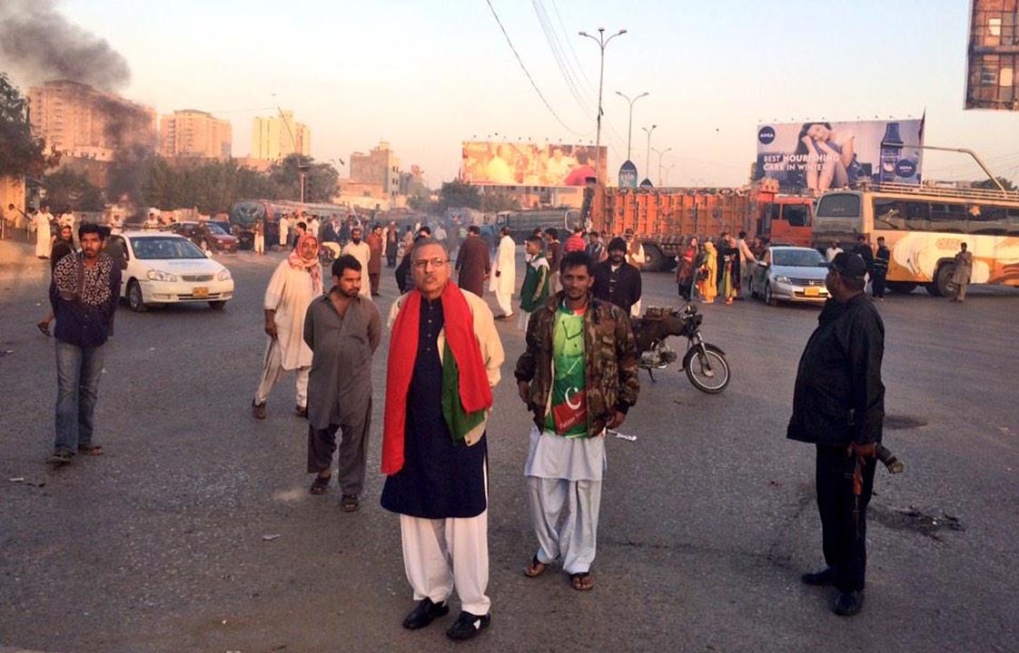 Plan C_ Karachi partially shut as PTI  tsunami  hits